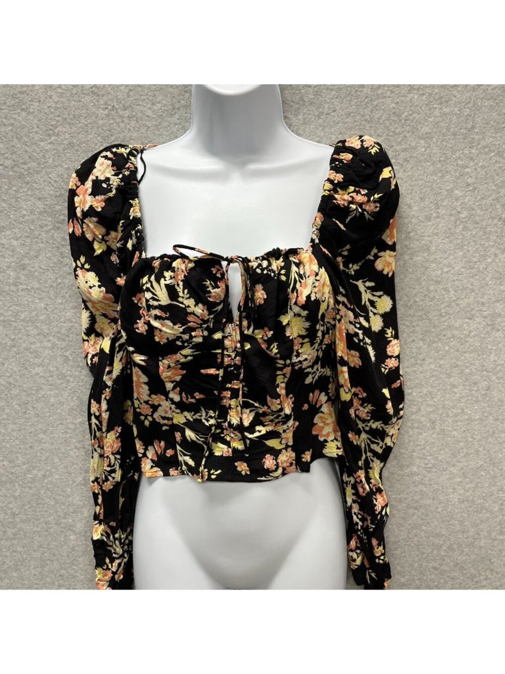 Free People Hillary Printed Top Womens Size Small New Without Tags